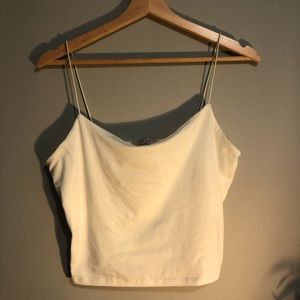 Super soft white crop top